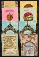 Franciaország 31 db bélyegfüzet + 12 db blokk + 13 db ív + 48 db bélyeg, 8 lapos A4-es berakóban