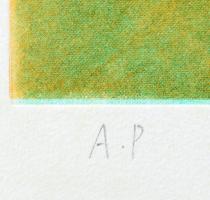 Tomokazu Kataoka (-), japán művész: Packing-light. Vegyes technika (sokszorosított grafika), papír, ...