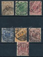 Deutsches Reich 1889 Mi 45-50 + 50a Wiegand BPP vizsgálójellel (Mi EUR 102.-)