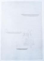 Kótai Tamás (1959-): Kellékek az útra. Rézkarc, papír, jelzett, művészpéldány E/A V/XIII számozással. 54,5x39 cm