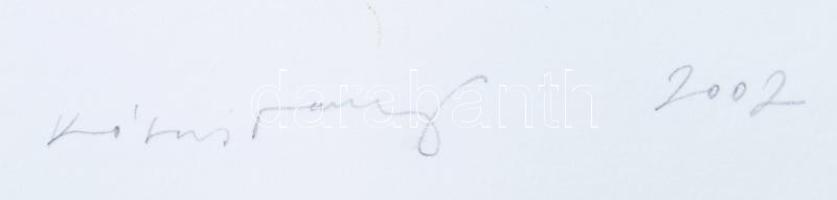 Kótai Tamás (1959-): Kellékek az útra. Rézkarc, papír, jelzett, művészpéldány E/A VI/XIII számozássa...