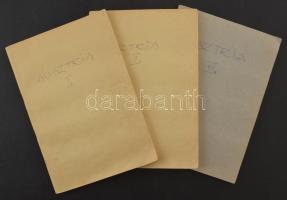 Ausztria 1850-2010 Gyűjtemény 3 db cserefüzetben, 2.177 db klf bélyeg (Mi EUR ca. 3.300.-)