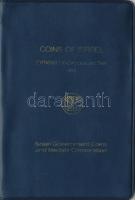 Izrael 1979. 1a-5L (7xklf) forgalmi sor műbőr tokban T:UNC patina Israel 1979. 1 Agora - 5 Lira (7xdiff) coin set in faux leather case C:UNC patina