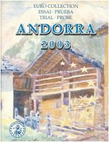 Andorra 2003. 1c-2E (8xklf) próbaveret forgalmi sor karton dísztokban T:UNC
Andorra 2003. 1 Cent - ...