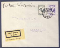 Airmail cover to Berlin, Légi levél Berlinbe