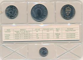 Svédország 1985. 10ö-5K (6xklf) forgalmi szett fóliatokban T:UNC
Sweden 19854. 10 Öre - 5 Kronor (6...