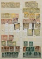 Német államok - Bajorország kb. 6-700 db bélyeg, közte 54 db "számos" és 28 db fogazatlan ...