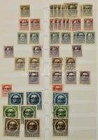 Német államok - Bajorország kb. 6-700 db bélyeg, közte 54 db "számos" és 28 db fogazatlan ...