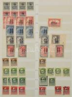 Német államok - Bajorország kb. 6-700 db bélyeg, közte 54 db "számos" és 28 db fogazatlan ...