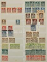 Német államok - Bajorország kb. 6-700 db bélyeg, közte 54 db "számos" és 28 db fogazatlan ...