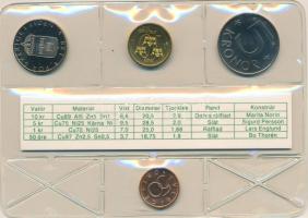 Svédország 1993. 50ö - 10K (4xklf) forgalmi sor fóliatokban T:UNC
Sweden 1993. 50 Öre - 10 Kronor (...