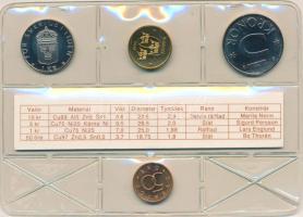 Svédország 1995. 50ö - 10K (4xklf) forgalmi sor fóliatokban T:UNC
Sweden 1995. 50 Öre - 10 Kronor (...