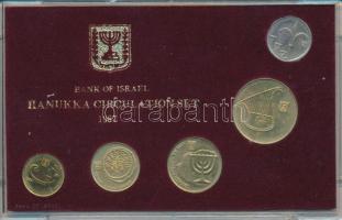 Izrael 1987. 1A-1S (5xklf) "Hanukka" forgalmi sor műanyag tokban T:XF,VF, kis patina
Isra...