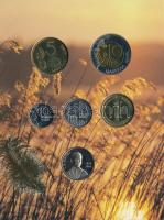 Finnország 1996. 10p - 10M (5xklf) forgalmi sor + "L.G. Sundell" emlékérem karton tokban T...