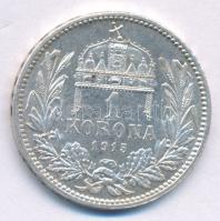 1915KB 1K Ag "Ferenc József" T:AU Adamo K5.1