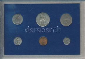 Svédország 1973. 5ö - 5K (6xklf) forgalmi sor műanyag tokban T:UNC műanyag tokon repedés
Sweden 197...