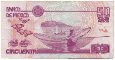 Mexikó 1992. 50P T:F tűlyukak Mexico 1992. 50 Pesos C:F pinholes Krause P#101