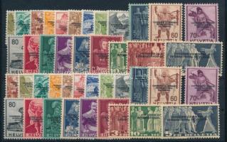 Svájc Nemzetközi Szervezetek 1944 2 x Mi 62-82 (Mi EUR 170,-)