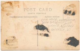 Nagybánya, Baia Mare; Nagybányai Dalkör felvonulás, Josif Smilovits üzlete, automobil / ceremony, sh...