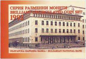 Bulgária 1992. 10s-10L (7xklf) forgalmi sor papír tokban (a külső papírtok sérült) T:UNC patina
Bul...