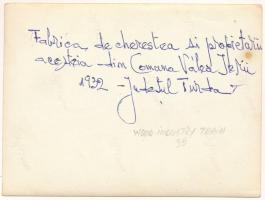 1932 Járavize, Valea Ierii; fabrica de cherestea / fatelep télen, fűrésztelep, iparvasút / wood indu...