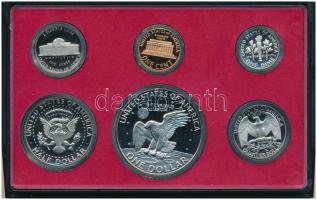 Amerikai Egyesült Államok 1978S 1c-1$ (6xklf) forgalmi sor eredeti tokban T:PP
USA 1978S 1 Cent - 1...