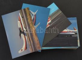 100 db MODERN megíratlan amerikai motívum képeslap: repülőgépek / 100 modern American unused motive postcards: aircrafts