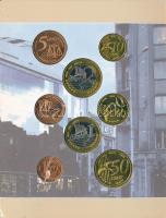 Észtország 2004. 1c-2E (8xklf) "Euro próbaveretek" szettben T:BU
Estonia 2004. 1 Cent - 2...