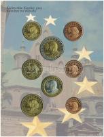 Lengyelország 2004. 1c-2E (8xklf) "Euro próbaveretek" szettben T:BU patina Poland 2004. 1 Cent - 2 Euro (8xdiff) "Euro trial set" C:BU patina