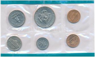 Amerikai Egyesült Államok 1971. 1c-1/2$ (6xklf) forgalmi sor lezárt fóliatokban T:UNC
USA 1971. 1 C...