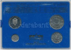 Svédország 1989. 10ö - 5K (4xklf) forgalmi sor műanyag tokban T:UNC
Sweden 1989. 10 Öre - 5 Kronor ...