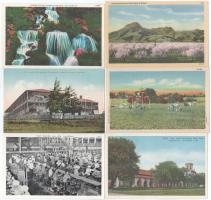 65 db RÉGI megíratlan amerikai, kaliforniai város képeslap / 65 pre-1945 unused Californian town postcards