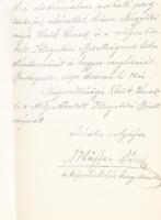 1894. dec. 21. Budapest Küffer Béla (1856?1928) képviselőházi könyvtárnok (ma Országgyűlési Könyvtár...