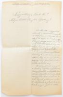 1894. dec. 21. Budapest Küffer Béla (1856?1928) képviselőházi könyvtárnok (ma Országgyűlési Könyvtár) indítványa a Könyvtári Bizottság felé. A Bizottság megbízta korábban az 1861 előtti régi országgyűlési iratok összegyűjtésével (hivatalos kiadások, Kossuth, Záborszky, Stulter országgyűlési tudósításai, követi utasítások, jelentések stb.). Küffer indítványában a feladat kivitelezését körvonalazza, hogy milyen gyűjteményeket milyen sorrendben lenne érdemes áttekinteni, és milyen munkaerőre lenne ehhez szüksége. Ehhez kéri a Bizottság jóváhagyását. Stencilezett