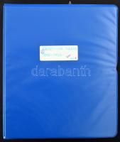 95 db RÉGI üdvözlőlap modern albumban / 95 pre-1945 greeting art postcards in a modern album