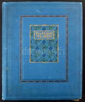 Kb. 300 db RÉGI város képeslap szecessziós albumban: történelmi Magyarország / Cca. 300 pre-1945 town postcards in an antique album: Hungarian Kingdom