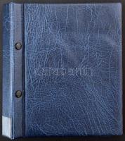 A5-ös csavaros képeslap album 128 férőhellyel / A5 size postcard album for 128 postcards