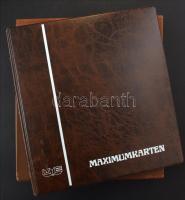 122 férőhelyes CM berakó, Maximumkarten feliratú gyűrűs borítóban, tokkal