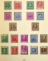 USA országgyűjtemény Lindner albumban sok postatisztával (ca Mi EUR 624,-)