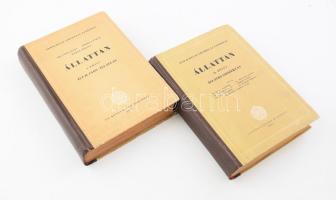 Megyeri János-Török László-Wéber Mihály: Állattan I-II. kötet - 1.: Általános állattan, 2.: Állatrendszertan. Tankönyvkiadó, 1954. 846p, 757p, XVI. t. Kiadói félvászon kötésben
