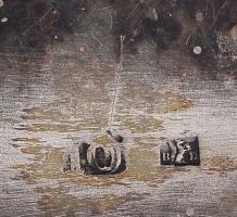 cca 1880, Francia ezüstözött alpakka étel melegentartó, jelzett, kopással, d: 27 cm, m: 11 cm