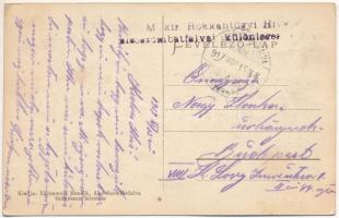 1917 Alsószombatfalva, Alsó-Szombatfalva, Sambata de Jos; híd a kórház telepen. Ehrenwald Henrik kia...