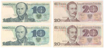 Lengyelország 1979-1989. 10Zl - 20.000Zl (6xklf, 9db) T:AU-F Poland 1979-1989. 10 Zlotych - 20.000 Zlotych (6xdiff, 9pcs) C:AU-F