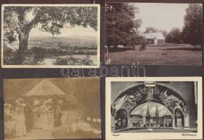 6 db régi magyar és felvidéki városképes lap (Szeged, Kassa, Lippa)