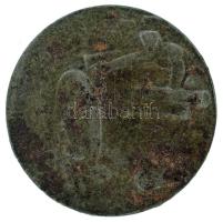 Osztrák-Magyar Monarchia 1915. "A Krasniki diadalmas csatában az oroszoktól elvett ágyúból verette az Auguszta-Alap" Fe emlékérem. Szign.: Murányi Gyula (22mm) T:XF oxidáció