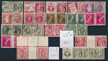 Belgium reklámszelvényes összefüggések, fordított párok stecklapon