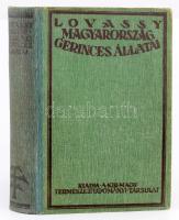 Lovassy Sándor: Magyarország gerinces állatai és gazdasági vonatkozásaik. Zoológusok, mezőgazdák, erdészek, kertészek, állattenyésztők, halászok, vadászok és állatkedvelők használatára. Bp., 1927, Kir. M.Természettudományi Társulat, XI+1+895 p. Szövegközti képekkel gazdagon illusztrált. Kiadói félvászon kötésben, kopott borítóval.