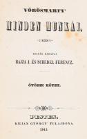 Vörösmarty Mihály minden munkái 3-4,5,6,9,10. kötetek. Kiadták Bajza J. és Schedel Ferenc. Bp., 1845...