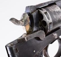 L. Gasser Patent Wien osztrák gyártmányú revolver, cca. XIX. sz. vége-XX. sz. eleje, jelzett, a fegy...