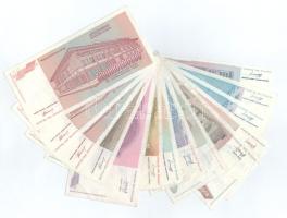 Jugoszlávia 1993. 5000D - 500.000.000.000D (9xklf,11db) + 1994. 100D + 5000D (2x) T:XF-F javarészben...